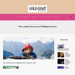 Win a Family Movie Pass to Paddington in Peru from Gold Coast Magazine