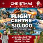 Win 2x $5,000 Flight Centre Vouchers for You and a Friend from Flight Centre + Adele Barbaro