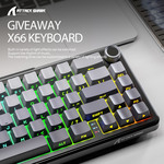 Win a ATTACK SHARK X66 Mechanical Keyboard from Attack Shark