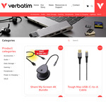 CAT6 1m or 3.5mm Aux Audio Cable $1.50, Mad Catz Mousepad $3.75 + Delivery + More @ Verbatim