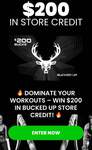 Win $200 Store Credit from Bucked Up