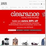 Extra 25% off Already Reduced Apparel and Shoes David Jones Online Only