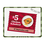 [NSW, VIC, QLD, WA] $5 Chicken Schnitzel for 9 Sep Only (Free Crumb Collective Membership Required) @ Schnitz