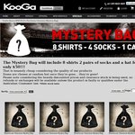 KooGa - Get 8 Shirts + 2 Pairs of Socks + 1 Cap for $50 + Postage (~$10) Today Only