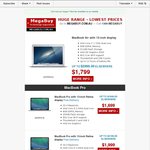 Top Spec MacBook Air 13-Inch Core i7 8GB 512GB $1799 + Del