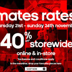Adidas 40% off Storewide and Online Sale