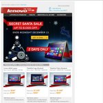 Lenovo **Secret Santa Sale** Save up to $1000 2 Days Only!