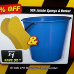 Bucket & Sponge $1.00 at SuperCheap Auto. 70% Off - Instore