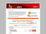 Get Rooms for your Free Seats from Air Asia