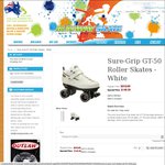White Sure-Grip GT-50 Roller Skates - $149 + Shipping (Normally $212)