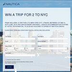 Win Shopping Trip to Nautica New York inc Flights; Accom; Shopping Voucher -$9,700 (Free Entry)