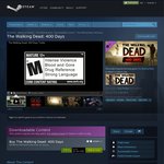 The Walking Dead, 400 Days DLC on Steam, $1.64 AUD, 75% OFF