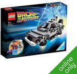Lego 21103 Back to the Future Delorean Time Machine $59 at Kmart Online