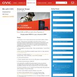 Win a Sony PlayStation 4 Console from Civic Video