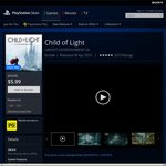 Child of Light PS3/PS4 - AU PSN store - $5.99