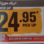 Pizza Hut Indooroopilly QLD - $24.95 Pick up for 2 Classic Pizzas, Garlic Bread and 1.25L Drink