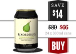 Rekorderlig Premium Pear Cider - $49 a Case (Save $31) + Free Delivery @ Bootleg Liquor