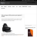 Win an Epson P800 Printer with Spyder 5 Studio Worth $3,044 from Photo Review