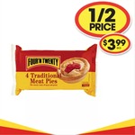 IGA: Four'N Twenty 4 Traditional Meat Pies $3.99 (50% off) 