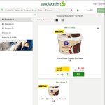 A2 Ice Cream Creamy Chocolate 1.8l $5 (Save $4.99) @ Woolworths