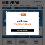 40% off Store Wide - Clothing, Footwear & Accessories @ Rivers [Excludes Clearance]