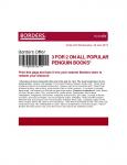 Free Books and Coupons from Borders (Limit 200 Per Store Per Day)