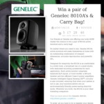 Win a Pair of Genelec 8010A Studio Monitors & Carry Bag Worth $900 from ADSRSounds