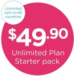 Lebara Prepaid Sim - Unlimited Talk 60 Countries Text & 10GB - $49.90 SIM Now $14.90 Online