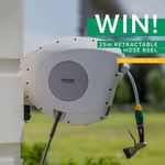 Win a 25m Retractable Hose Reel Worth $205 from Hoselink