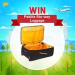 Win 1 of 2 Paklite Sto-way Luggage Cases Worth $269 from Paklite