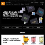 Free Shipping and Free Box with Purchase over $50 @ T2 Tea