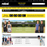 Minimum 20% off Rebel Sport Storewide (in Store Only) 20/12/2017 Only (from 5pm)