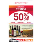 JR Duty Free 50% off 2nd Select Item