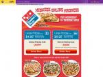Domino's Pizza Pickup $4.95 Internet Only, 4-5 April