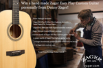 Win a Zager Easy Play Custom Guitar & Deluxe Accessories Package Worth $2,074 from Zager Guitars