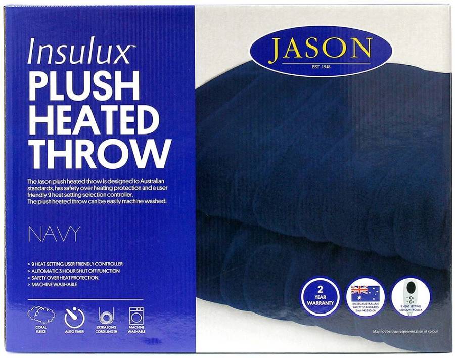 Jason Plush Heated Throw Electric Blanket $25 (Normally $50