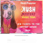 Win 1 of 7 Sets of Concert Tickets or Ticketek Vouchers Worth $1,000 from Hush Puppies