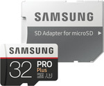 Samsung Pro Plus 32GB MicroSD Card $39 @ The Good Guys ($37.05 w/ Officeworks Price Match)