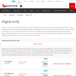New Route: Qantas to Fiji from Sydney Direct from $269 One Way