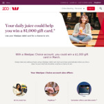 Win $1000 Coles Myer Gift Cards from Westpac When Using Debit Card Linked to Westpac Choice Account