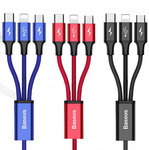 Baseus 3-in-1 USB Charger Cable For iPhone Samsung Micro USB Type C Lightning $8.97 (Was $14.95) + Free Shipping @ AhaTech