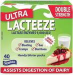 Lacteeze Ultra 40 Chewable Caplets $14.99 (RRP $22.30), Extra Strength 120 Tablets $19.99 (RRP $33.50) @ Chemist Warehouse