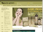 50% off all organic skincare One Week Only at Pure & Green Organics