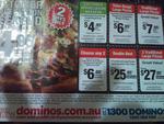 Dominos Customer Appreciation Weekend Plus More Coupons $4.95 Trad/Value Range Pizza