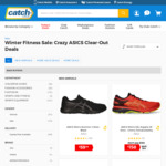Winter Fitness Sale @Catch - up to 50% off ASICS Shoes: Men's GEL-Exalt 4 Shoe - Carbon/Black $69.99 + $7.95 Metro Shipping