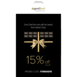 15% off Sitewide @ Good Food Gift Card