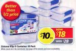 Coles: 10 Pack Sistema Klip It Containers for $10 (Was $28) Barracks -QLD