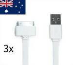 3x Lightning/Micro USB Sync 1M Cable $7.99-$9.99 Delivered @ Goodesonic eBay