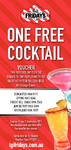 TGI Friday's FREE Cocktail (or Any Beverage to The Value of $15) - VIC ONLY