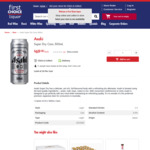 Asahi Super Dry Can 24×500ml $69/$68/$65* + Cashback + 2,000 Bonus flybuys Points (C&C Only) @ First Choice Liquor